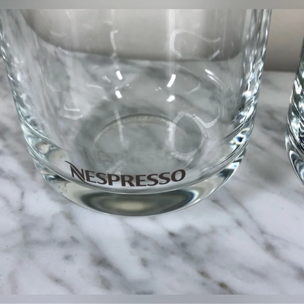 Nespresso Vertuo Glasses Tumbler set of 2 NEW Made France Price Firm!